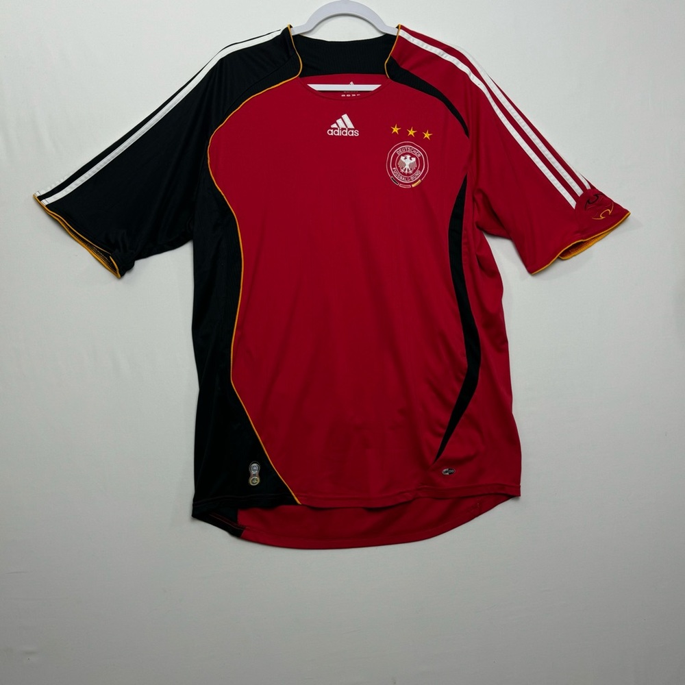 Adidas FIFA Soccer Germany 2006-2008 National Team Away Jersey Men's Size XL Red